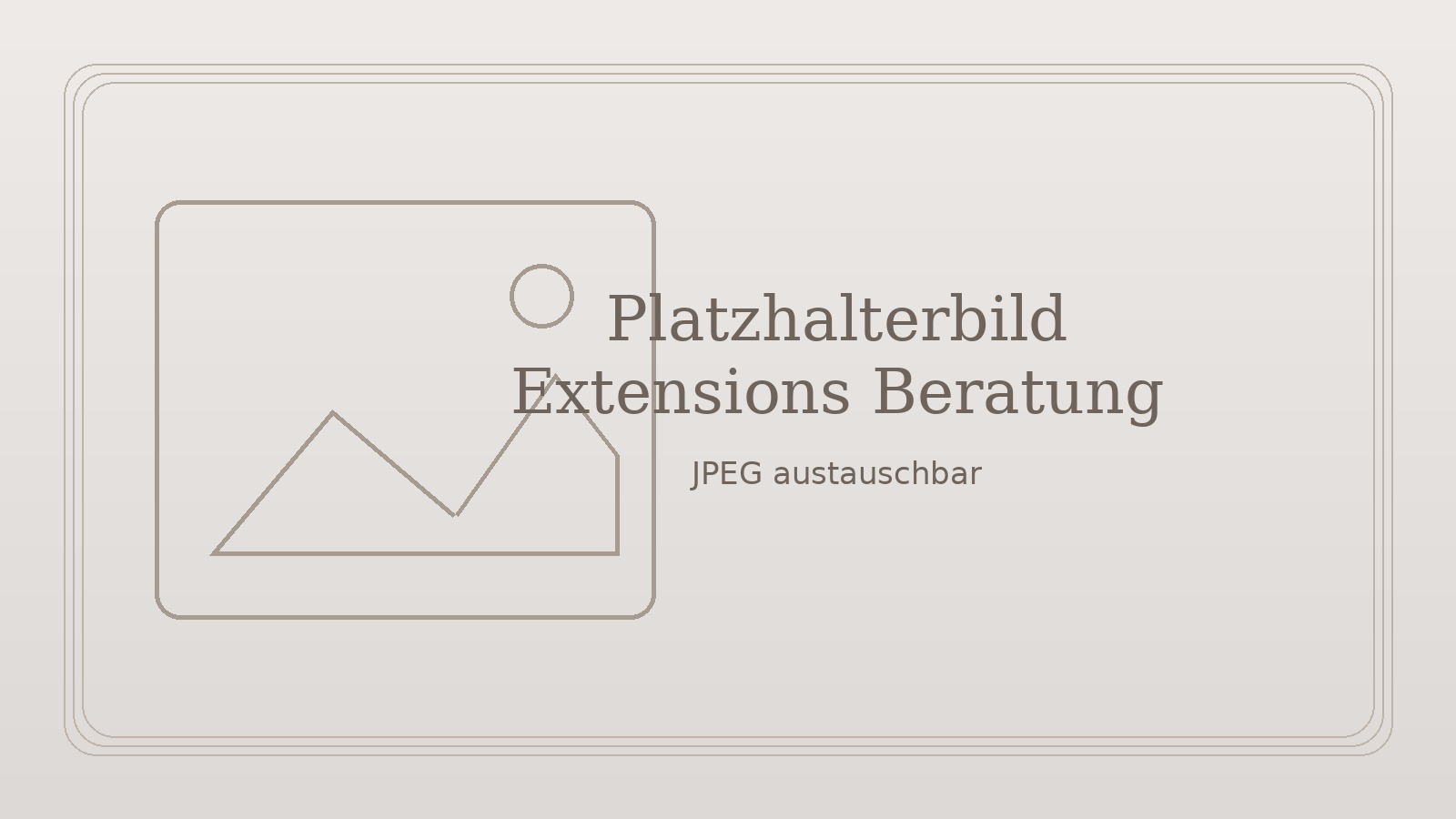 Beratung zu Extensions